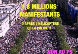Paris : La Manif Pour Tous … 1,8 million !