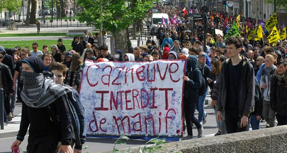 Rennes : 19 mai – Manifestations contre la loi travail
