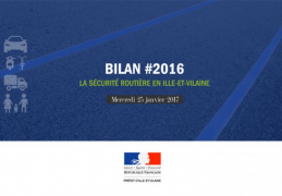 Sécurité Routière e Ille et Vilaine – Bilan 2016