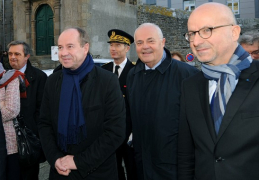 Saint-Malo :  Jean-Jacques Urvoas   Garde des Sceaux  ministre de la Justice
