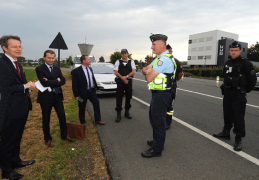 Plérin  : Opération de sécurité routière conjointe des forces de Police et de Gendarmerie